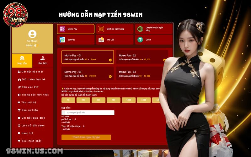 Nạp Tiền 98Win