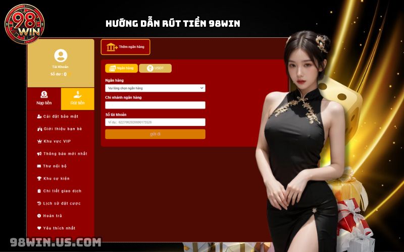Rút Tiền 98win